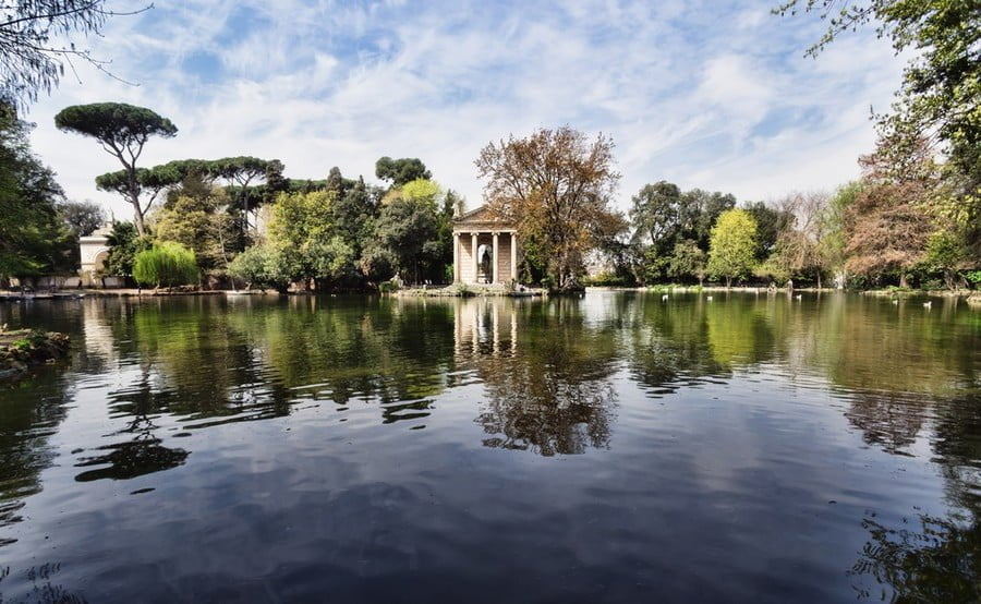 Visit the Borghese Gardens in Rome with kids